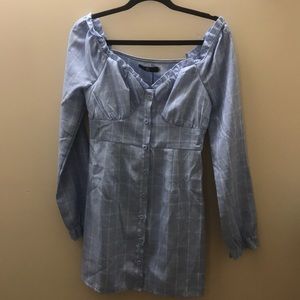 Blue missguided dress